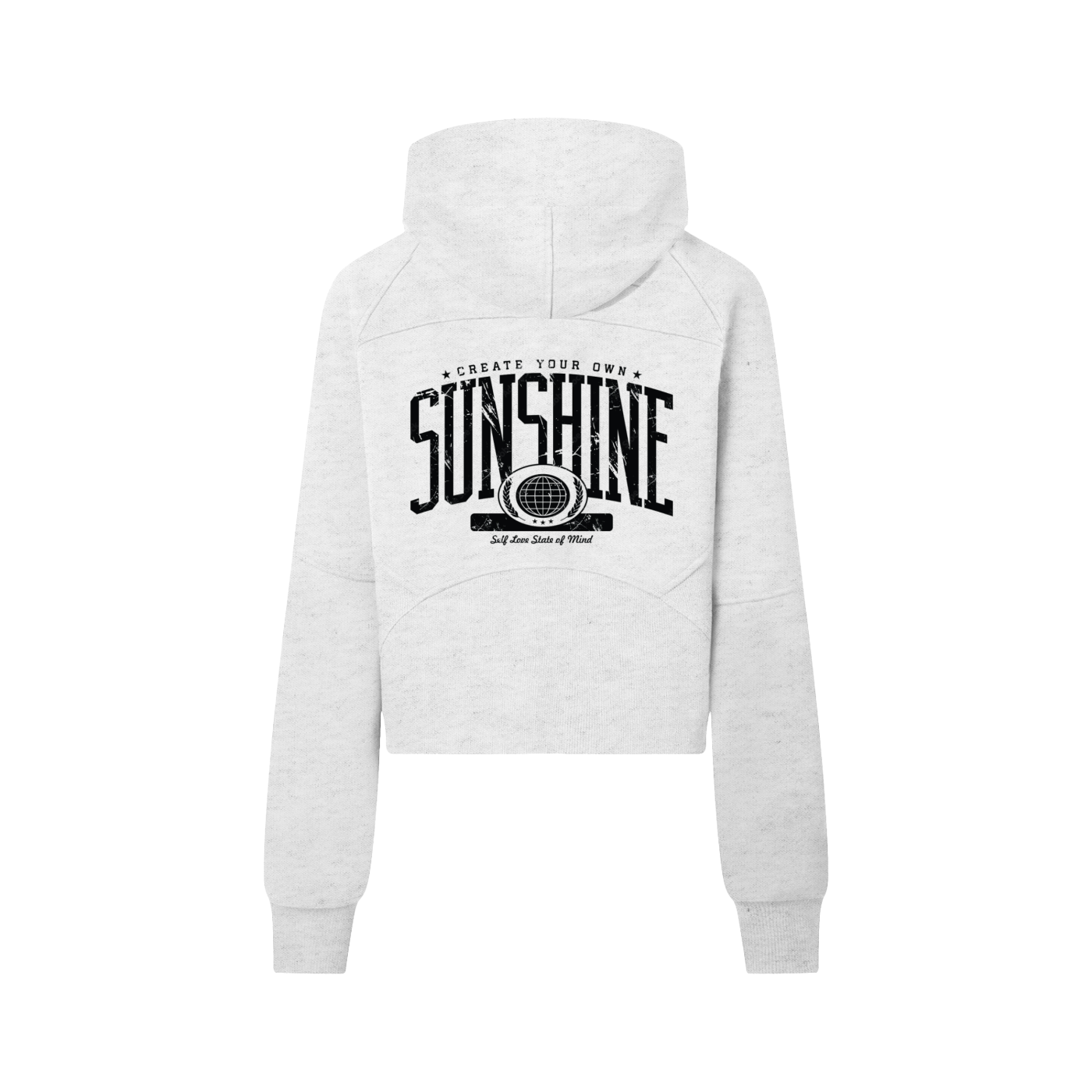 Cropped Half-Zip Hoodie