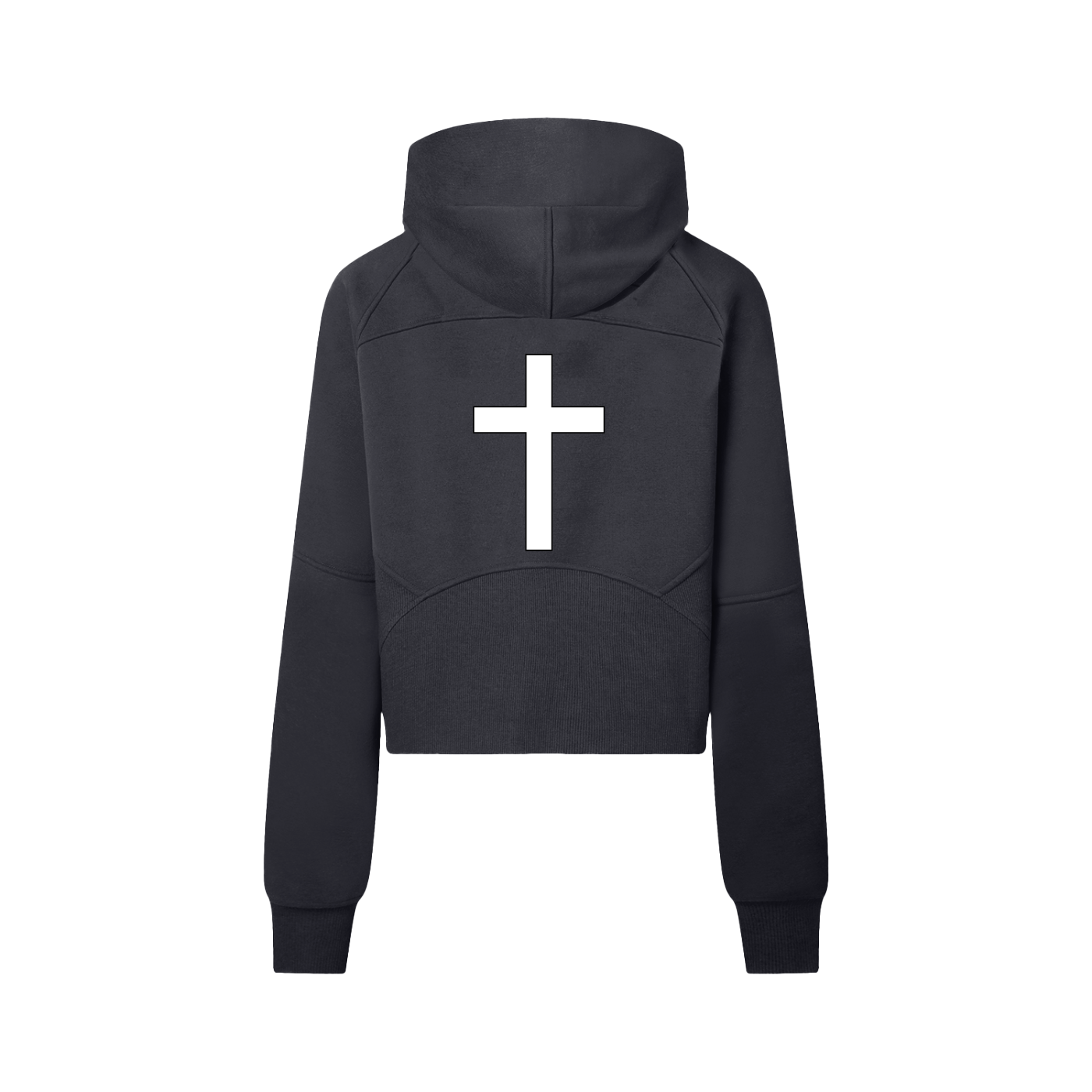 Cropped Half-Zip Hoodie