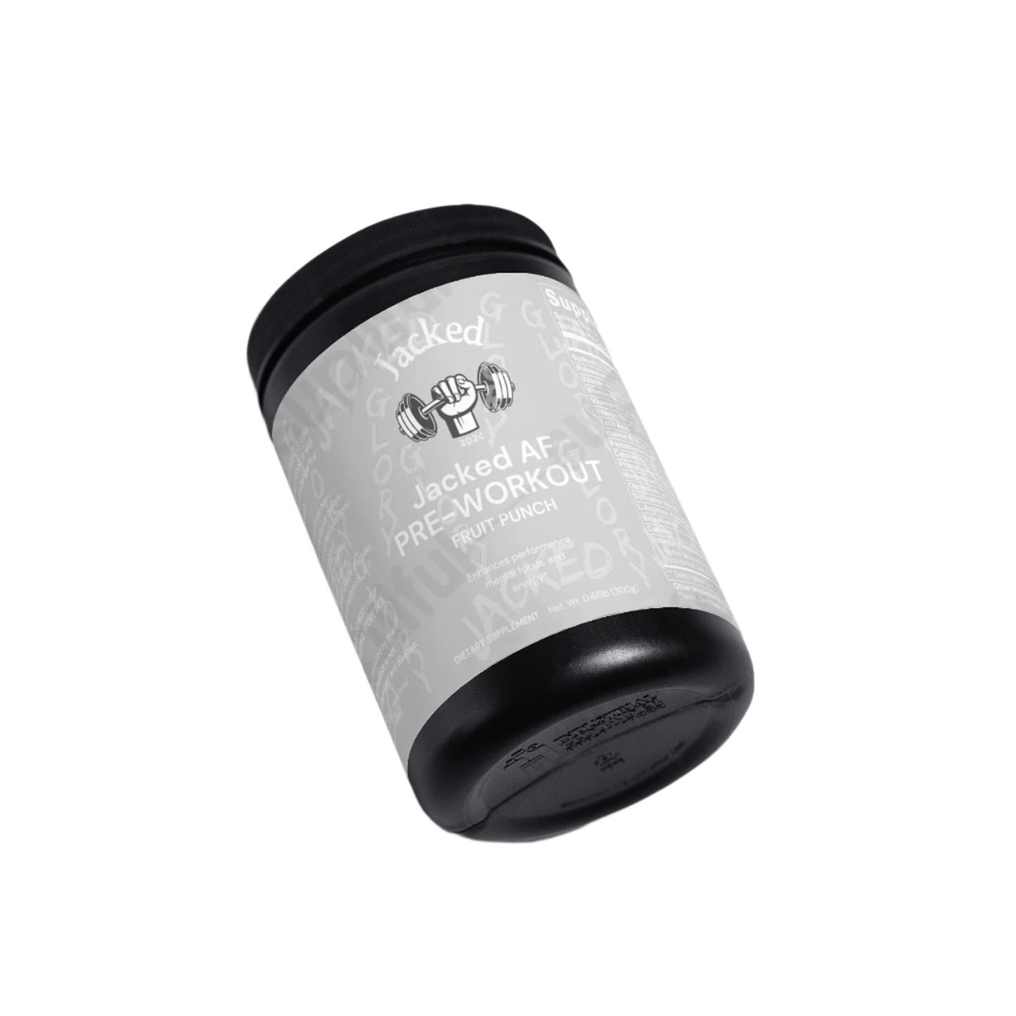 Jacked_AF Pre-Workout Powder (Fruit Punch)