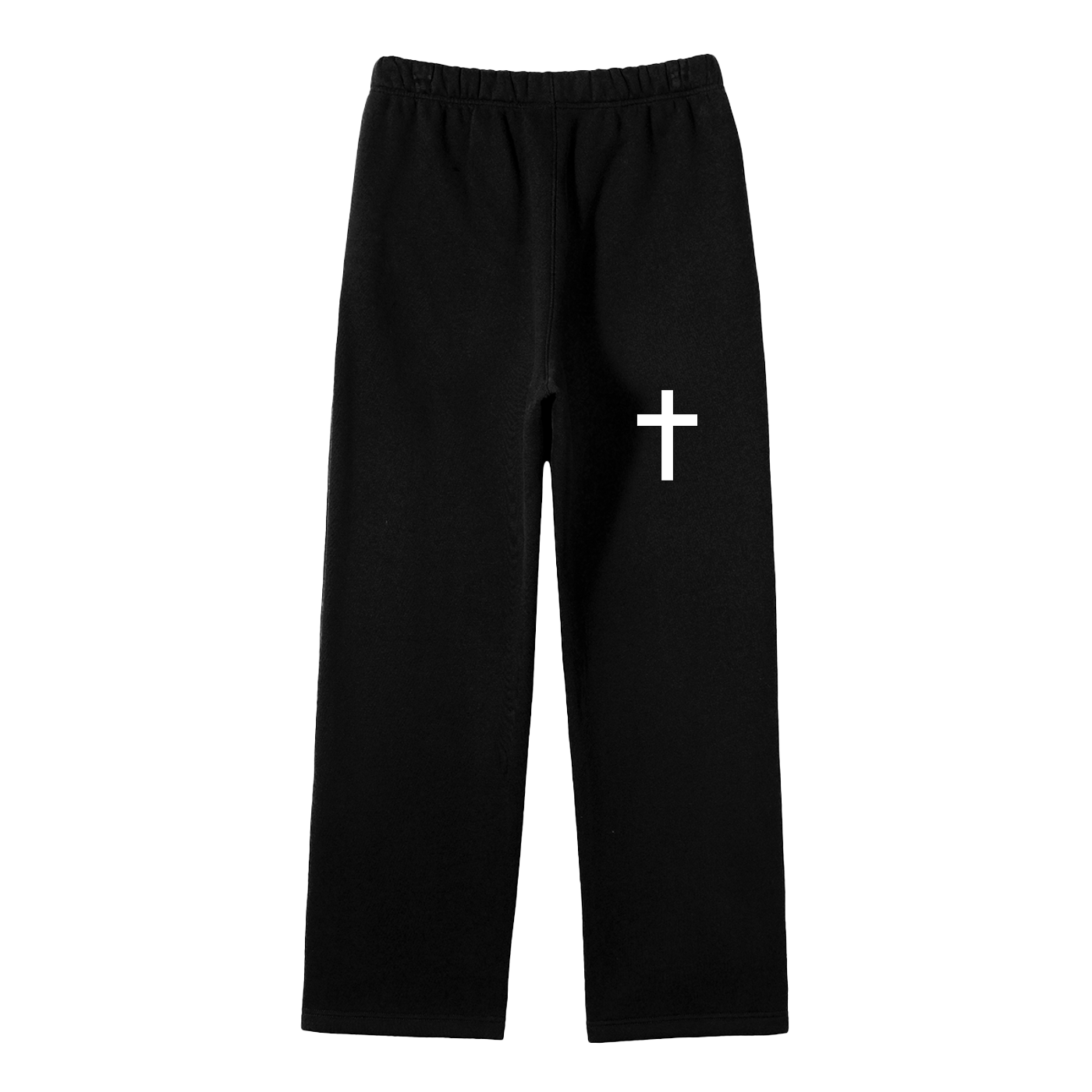 Streetwear Unisex Solid Color Fleece Straight Leg Pants