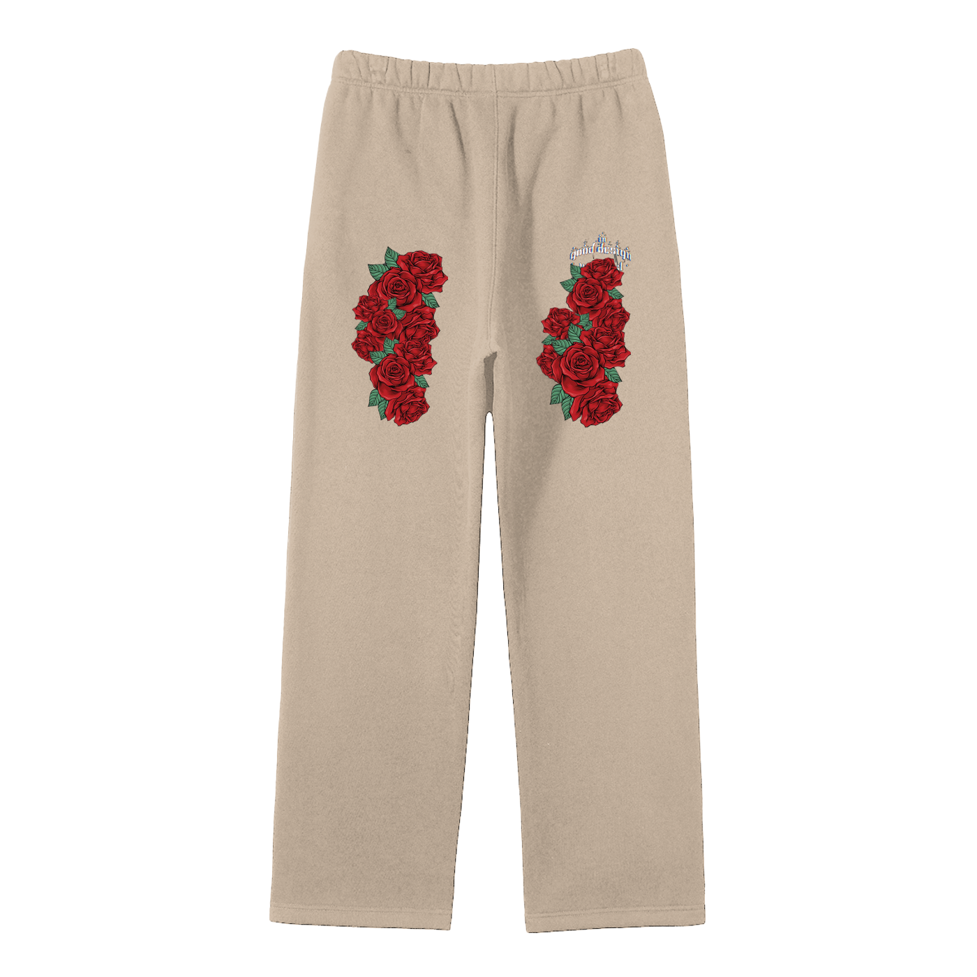 Streetwear Unisex Solid Color Fleece Straight Leg Pants