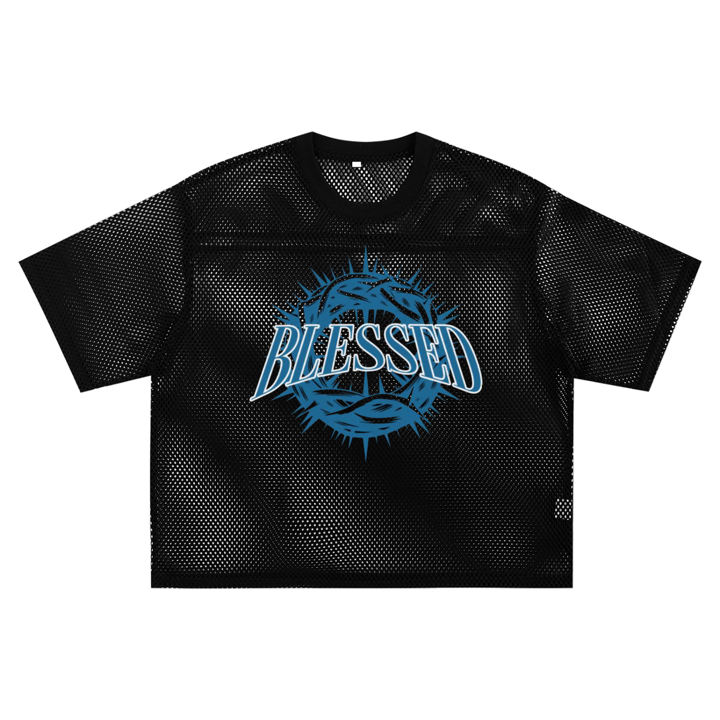 See-through Boxy Net T-shirt
