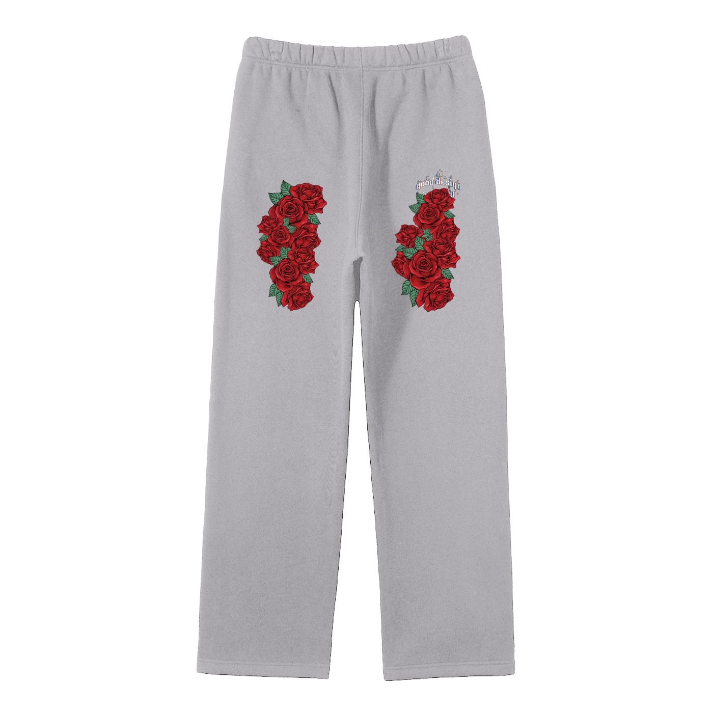 Streetwear Unisex Solid Color Fleece Straight Leg Pants
