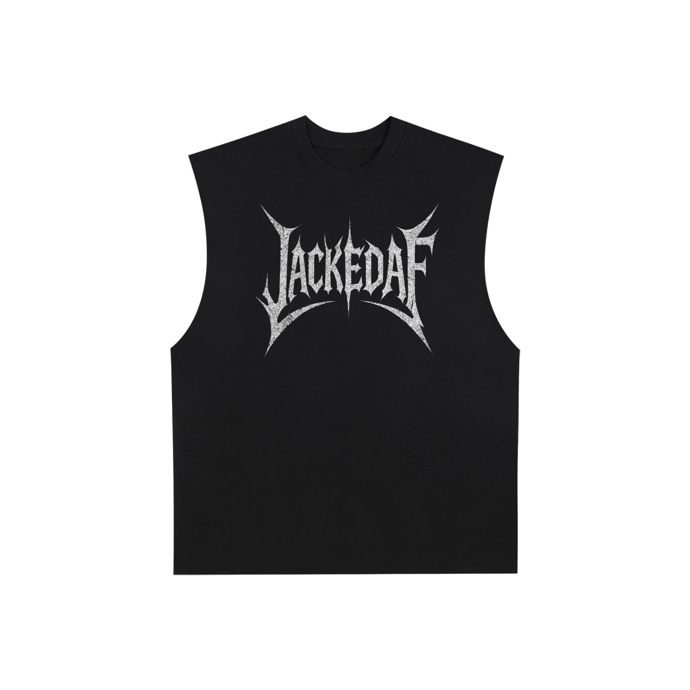 Raw Edge Cotton Tank Top