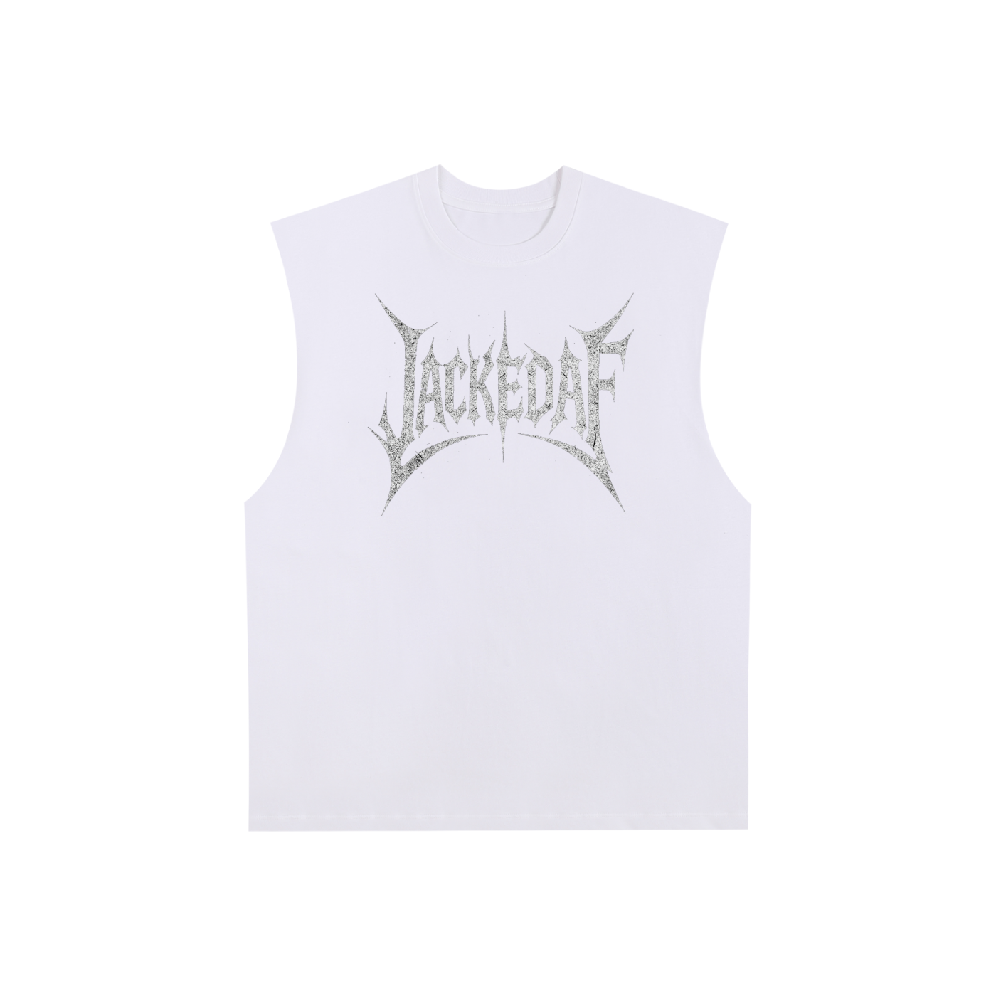 Raw Edge Cotton Tank Top
