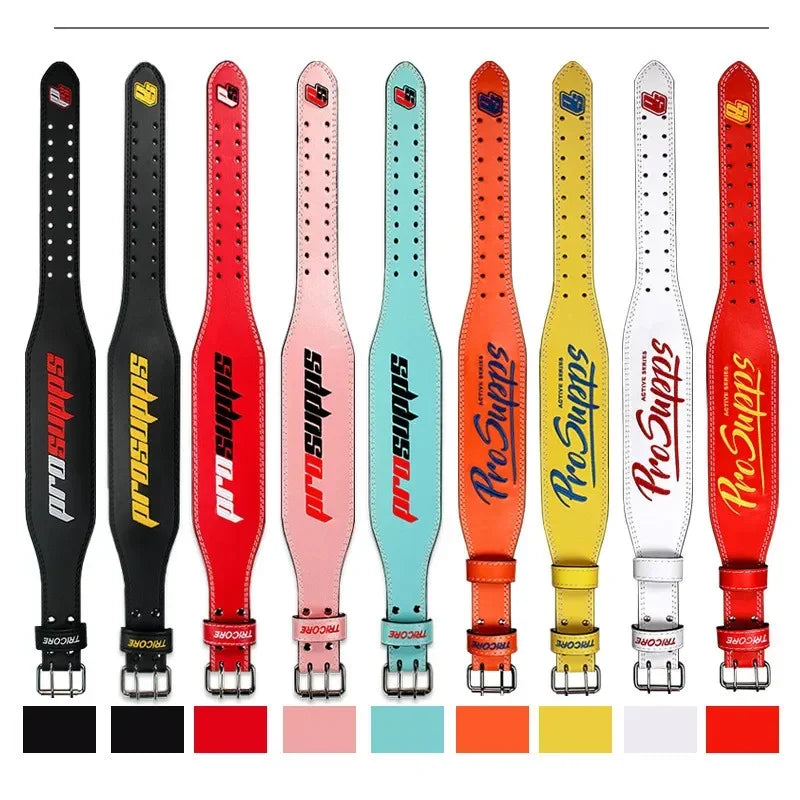 Weight Lifting Leather Belt