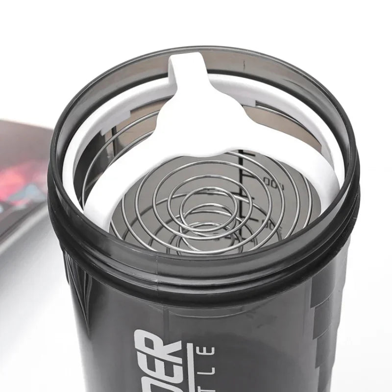 SPIDER bottle 3 Layer Sports Shaker Bottle Protein Shaker