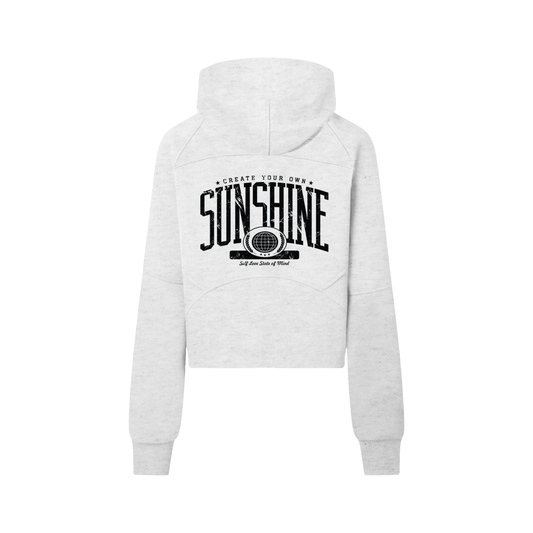 Cropped Half-Zip Hoodie