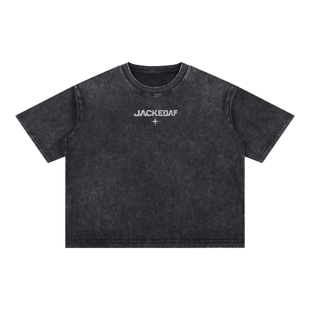 Mineral Wash Boxy Cotton T-Shirt