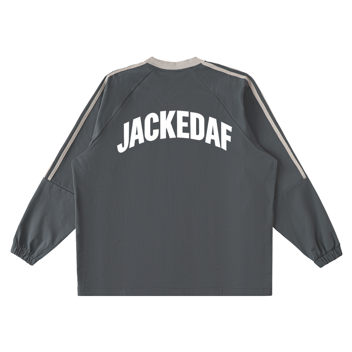 Color-Block V-Neck Long-Sleeve T-Shirt