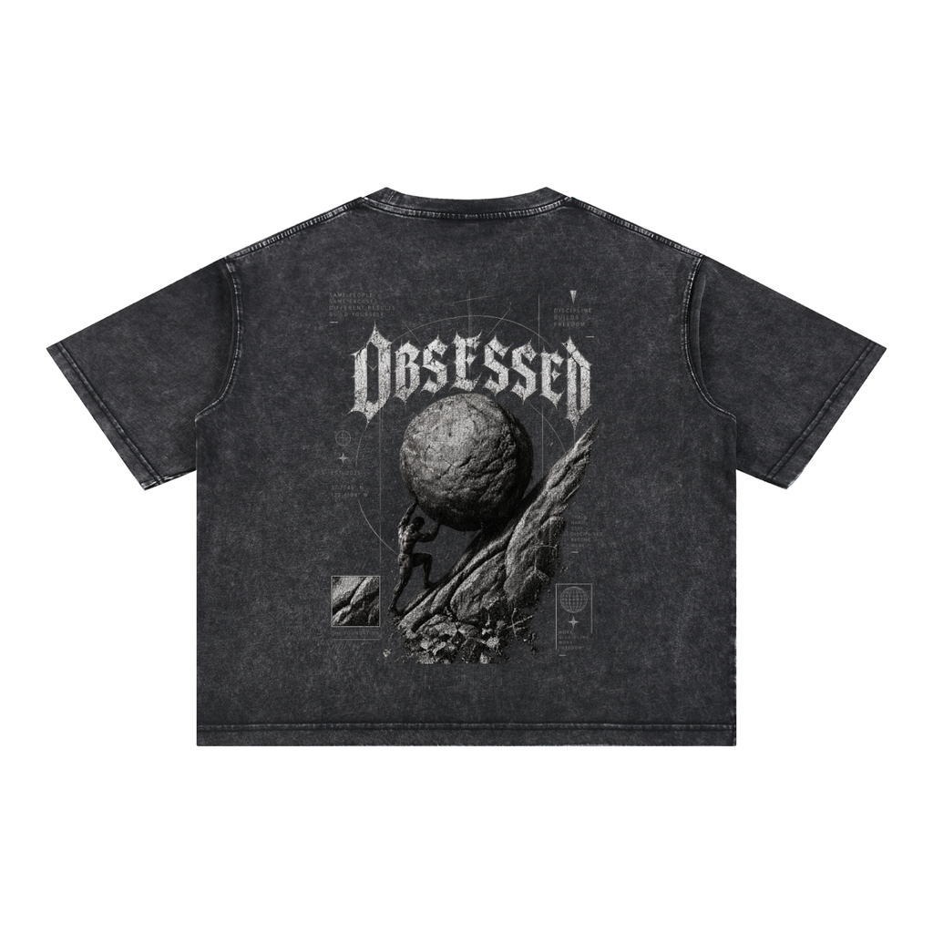 Mineral Wash Boxy Cotton T-Shirt