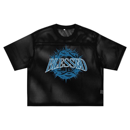 See-through Boxy Net T-shirt