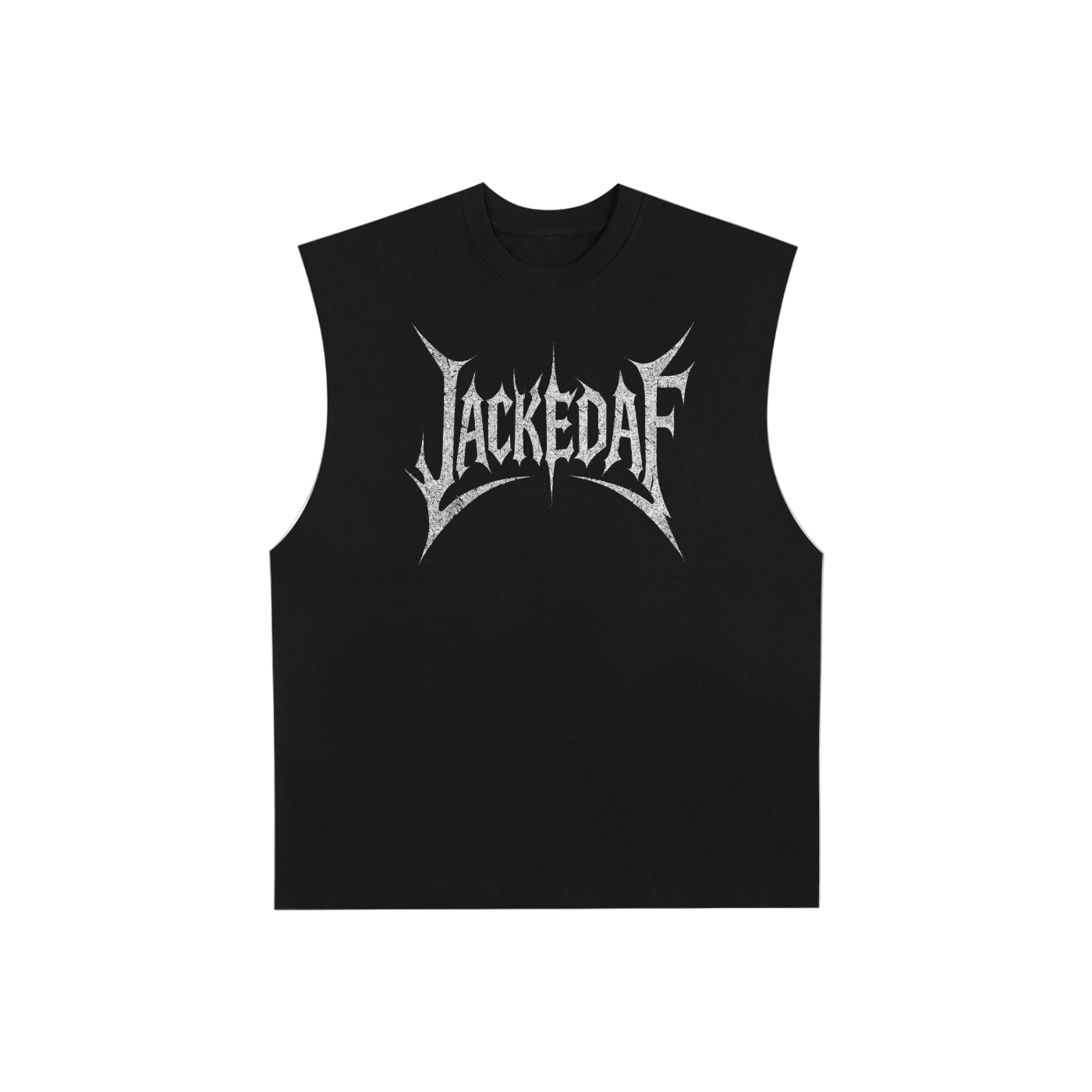 Raw Edge Cotton Tank Top