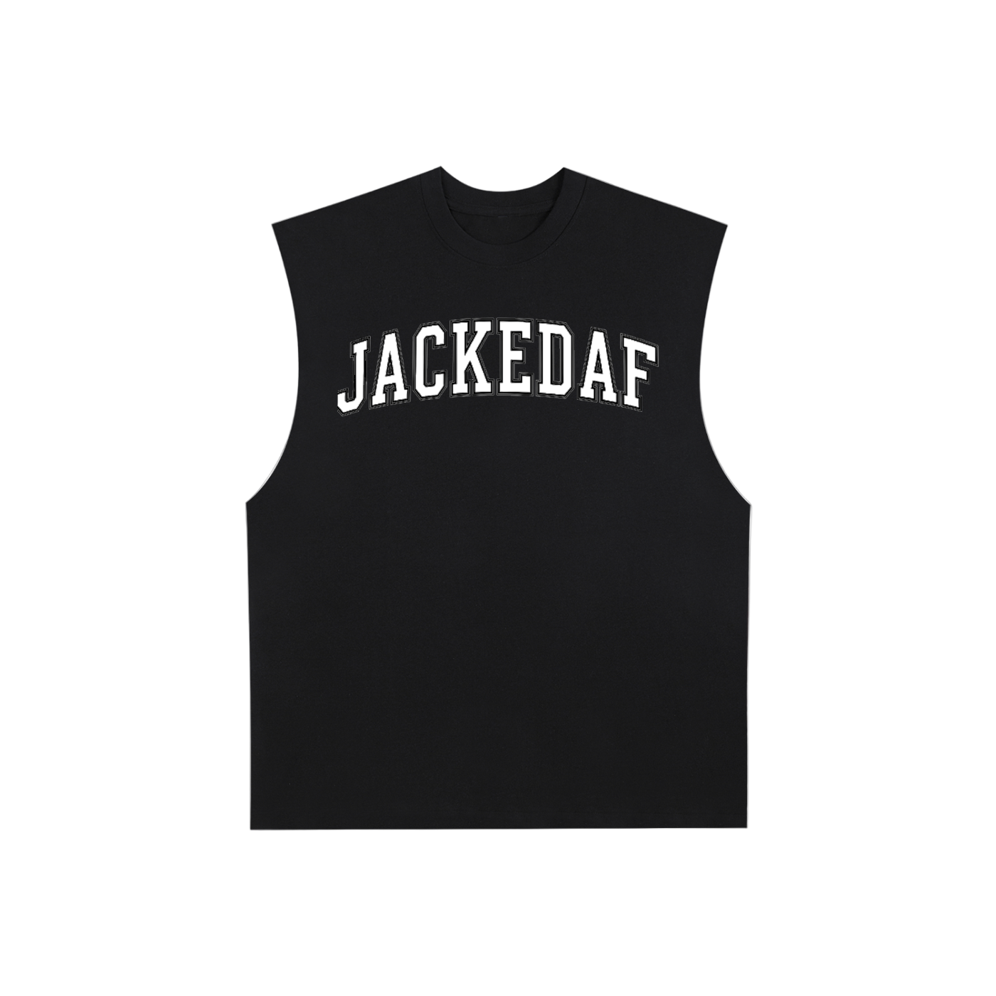 Raw Edge Cotton Tank Top