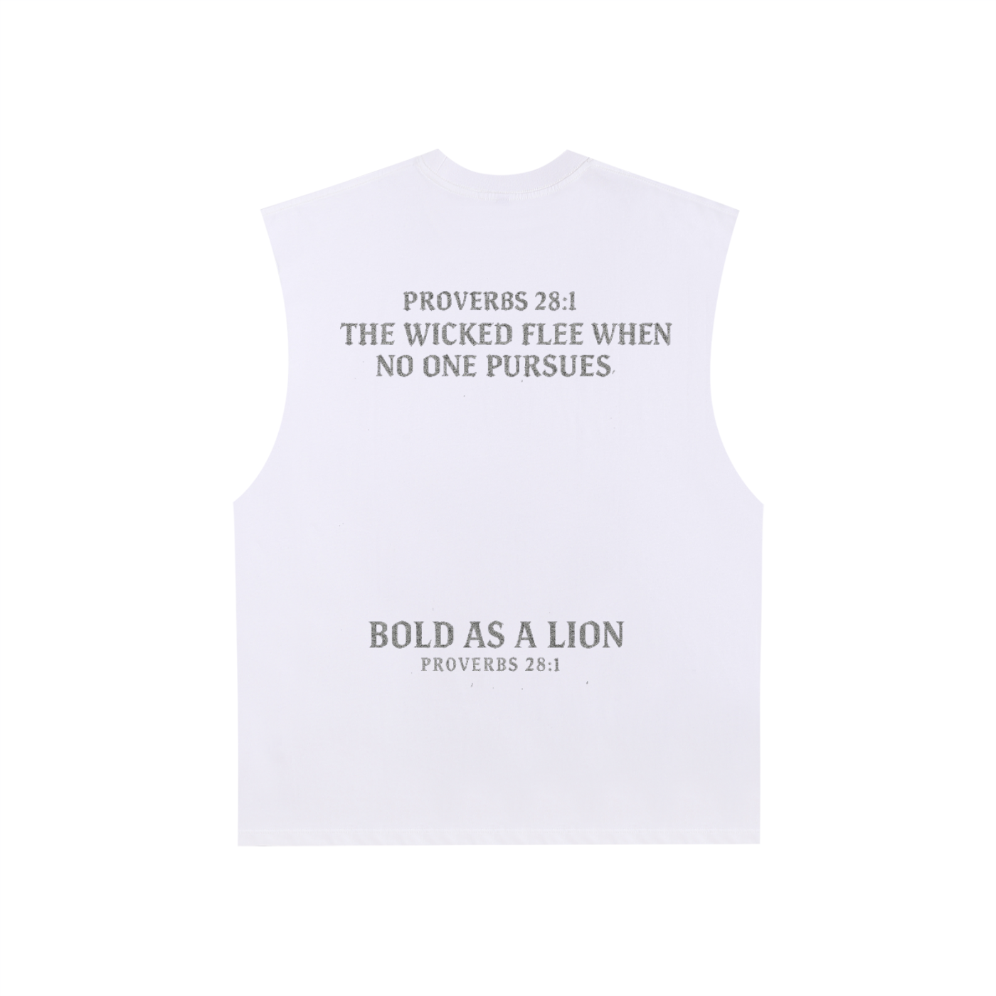Raw Edge Cotton Tank Top