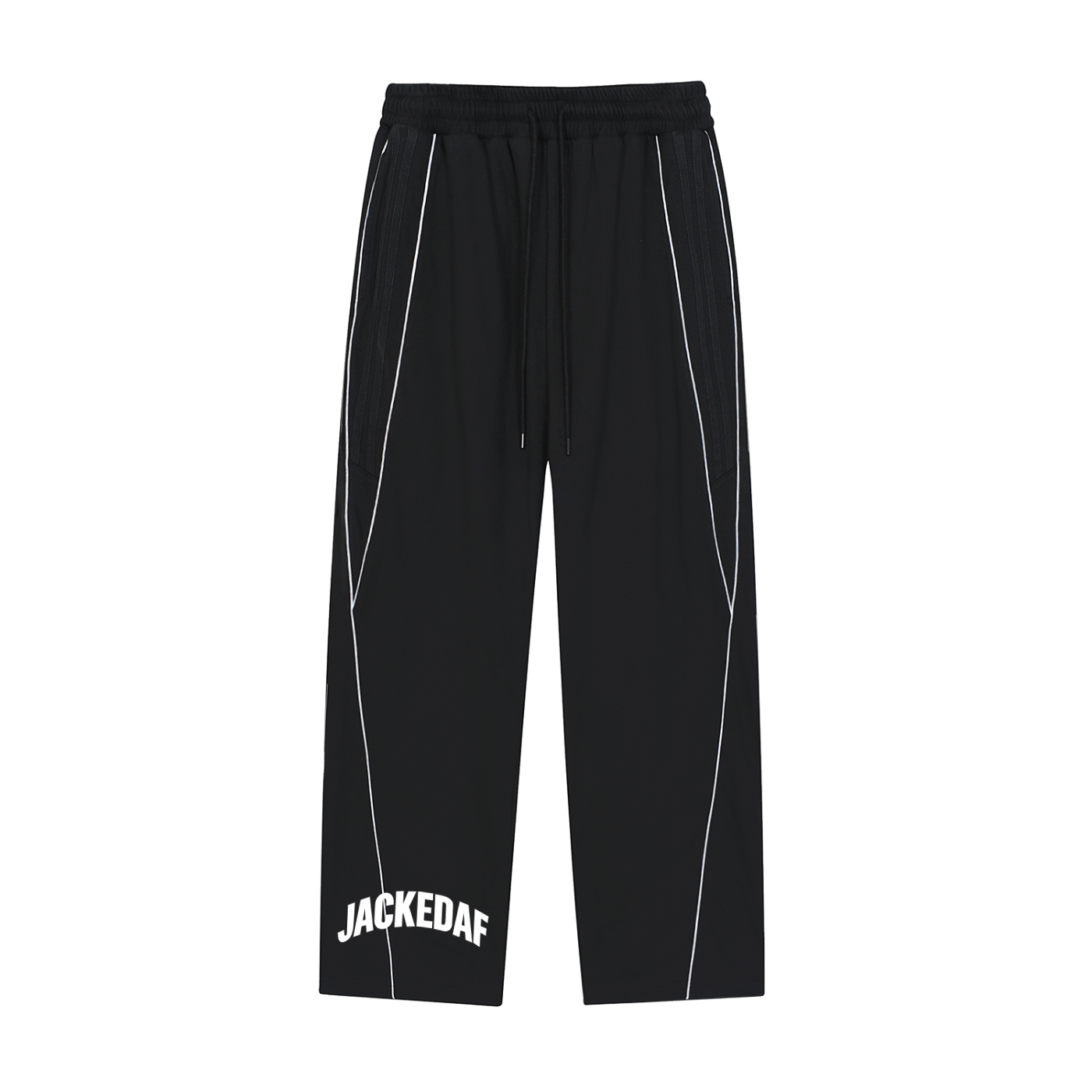 Reflection Striped Straight-Leg Sweatpants