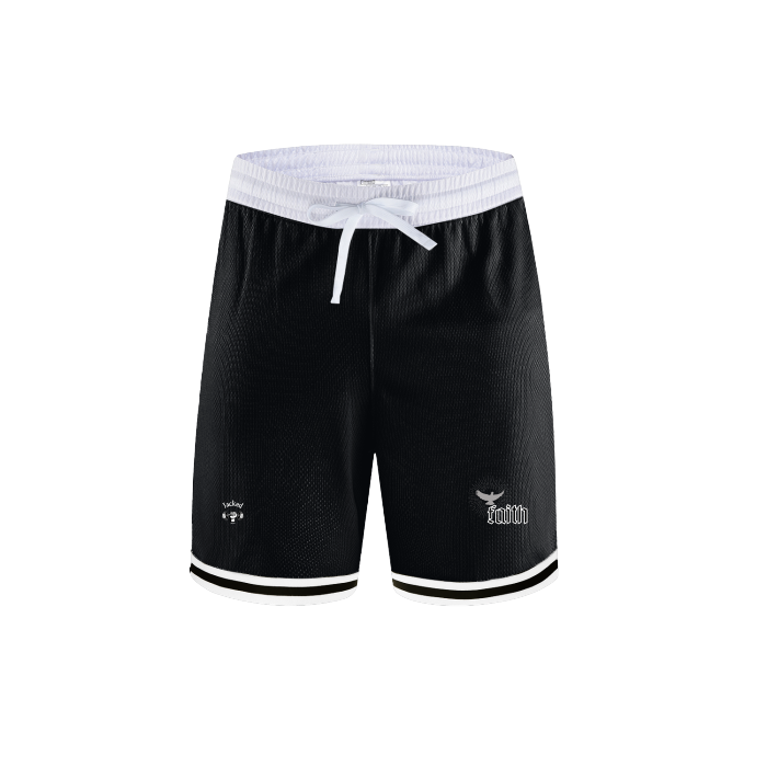 Stripe Trim Basketball Shorts