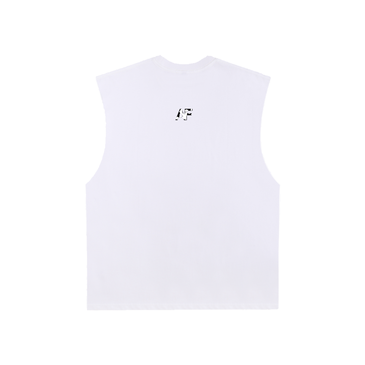 Raw Edge Cotton Tank Top