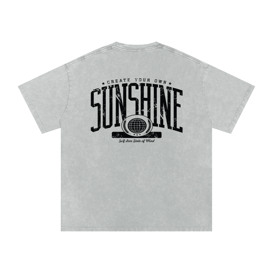 Acid Wash Oversize T-Shirt - 250 GSM
