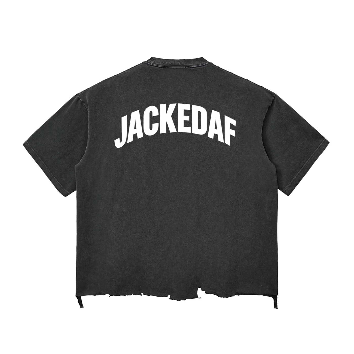 Snow Wash Raw-Hem Boxy T-shirt