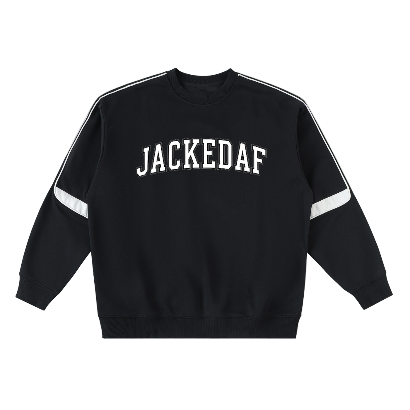 Oversized Crewneck Taped Sweatshirt