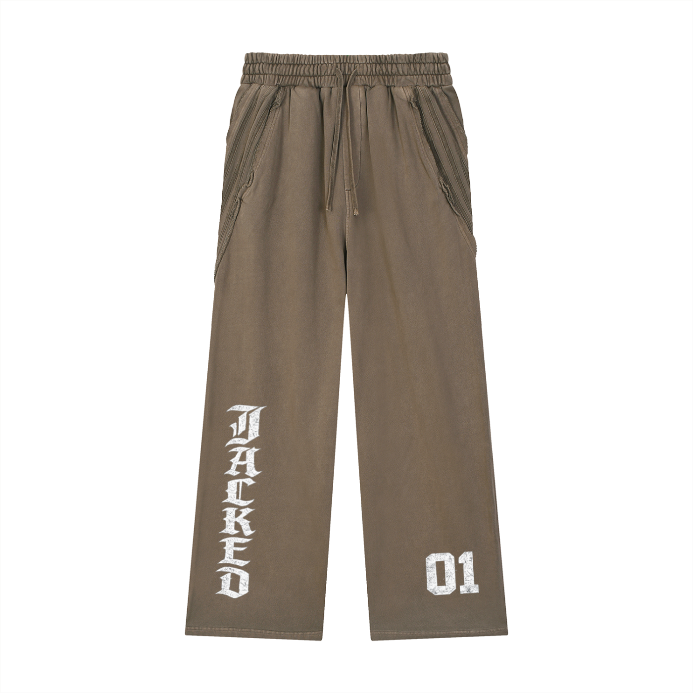 Tape Raw Edge Sweatpants