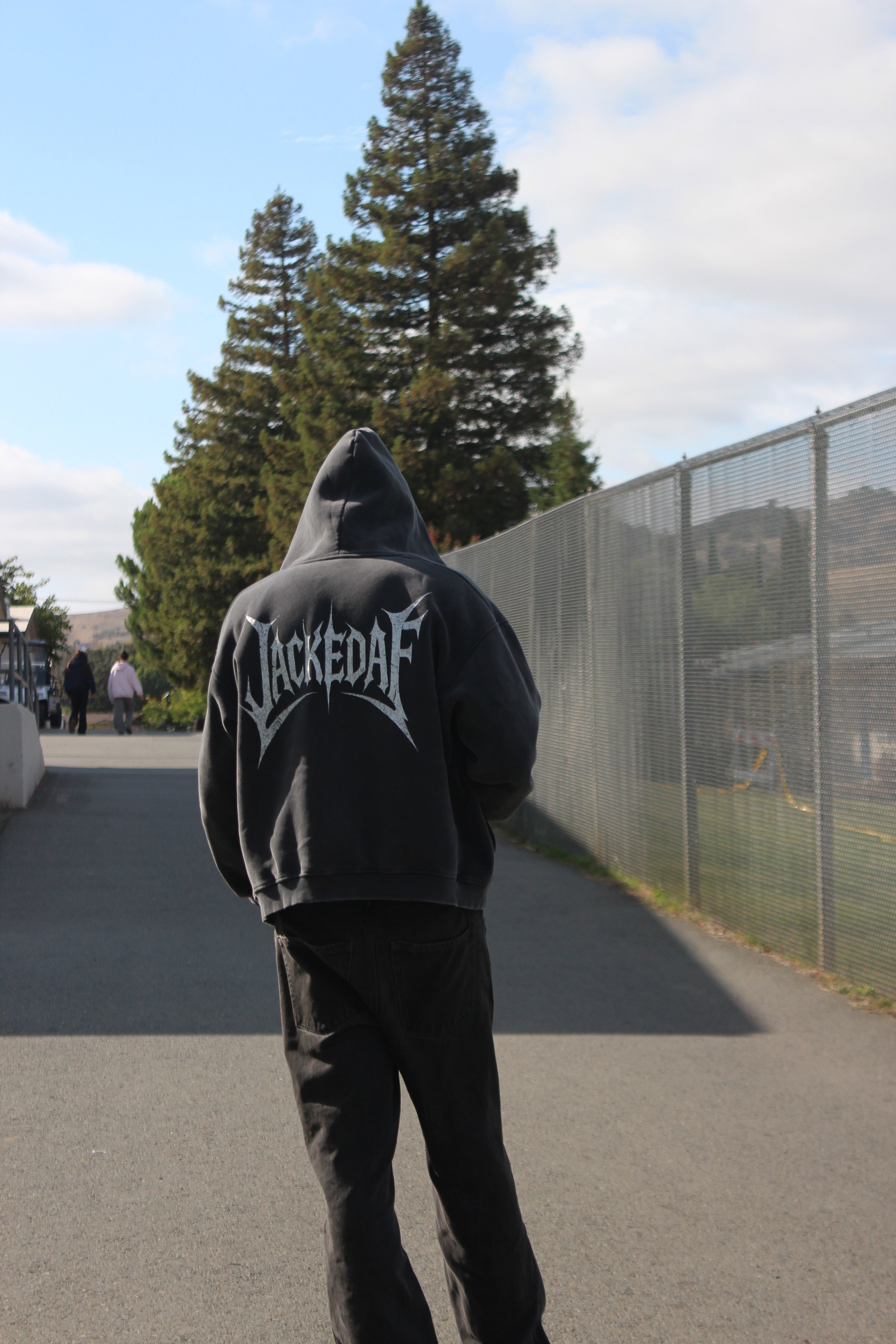 Zip-Through Boxy Fleece Hoodie