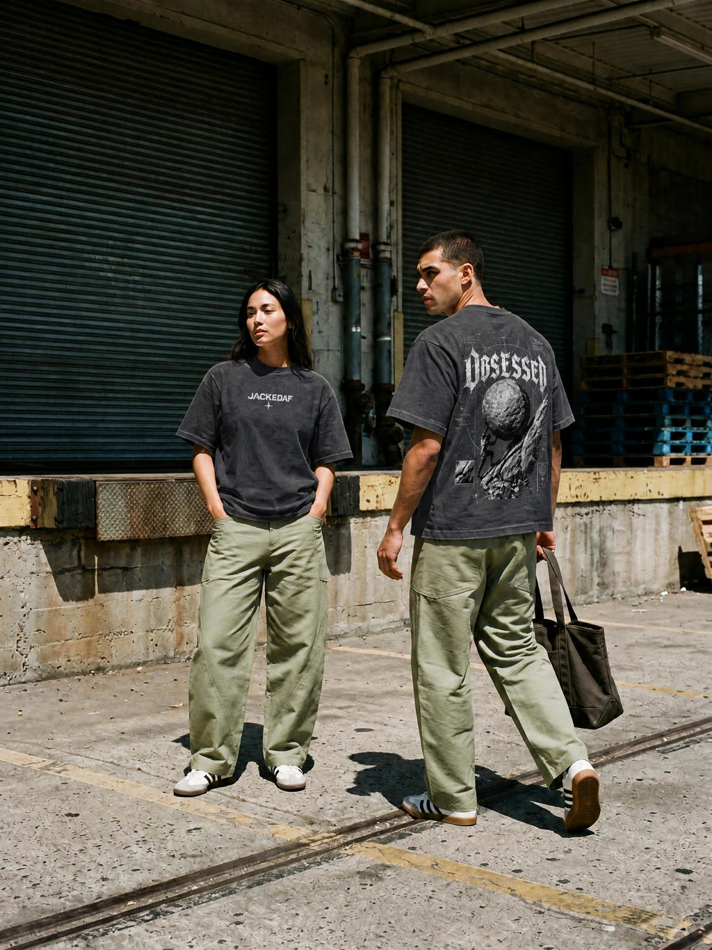 Mineral Wash Boxy Cotton T-Shirt