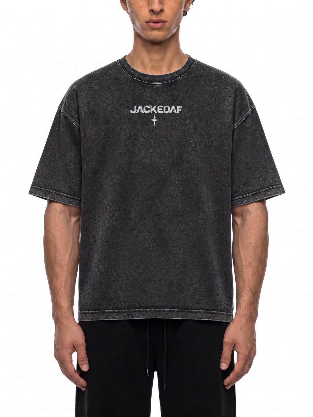 Mineral Wash Boxy Cotton T-Shirt