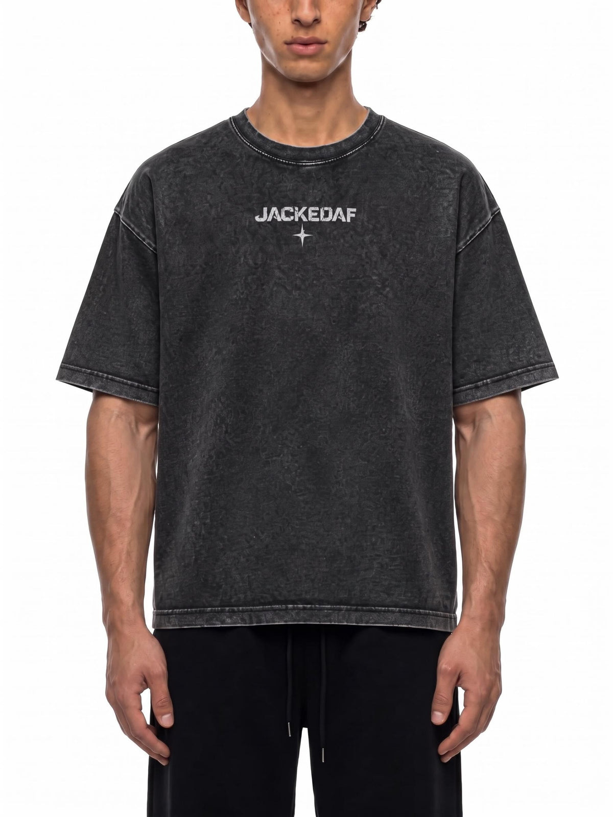 Mineral Wash Boxy Cotton T-Shirt