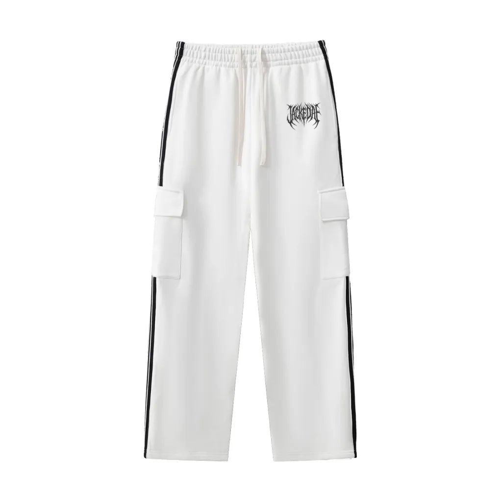 Side Stripe Straight-Leg Pants