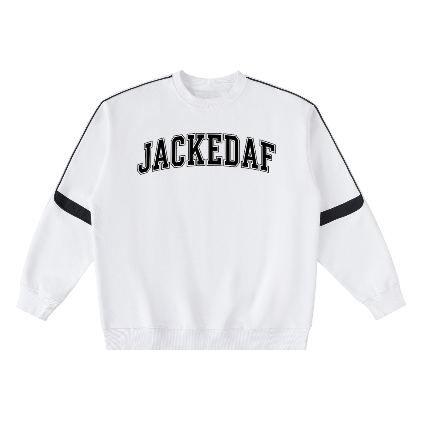 Oversized Crewneck Taped Sweatshirt