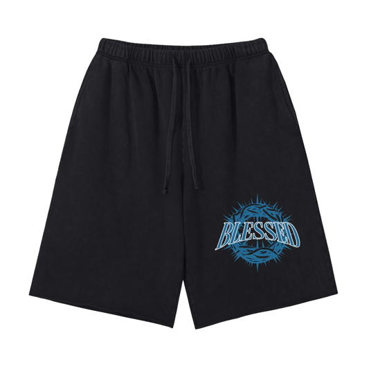 Scattered Edge Vintage Washed Shorts - 350 GSM