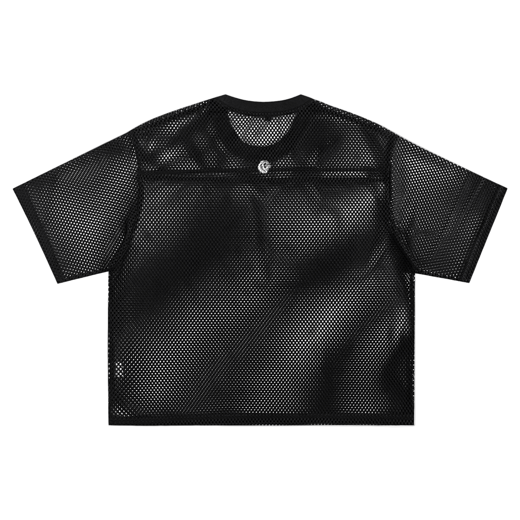 See-through Boxy Net T-shirt