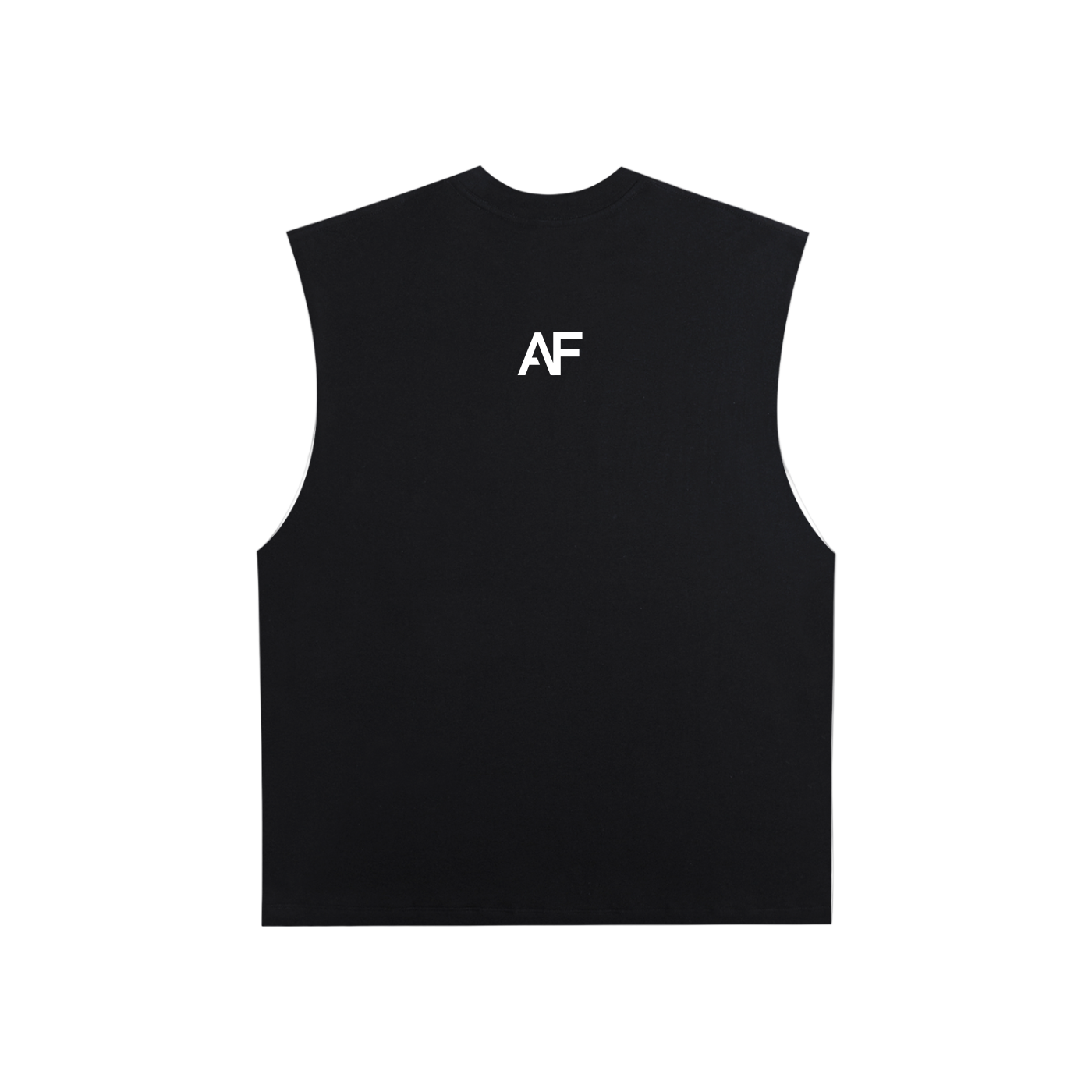 Raw Edge Cotton Tank Top