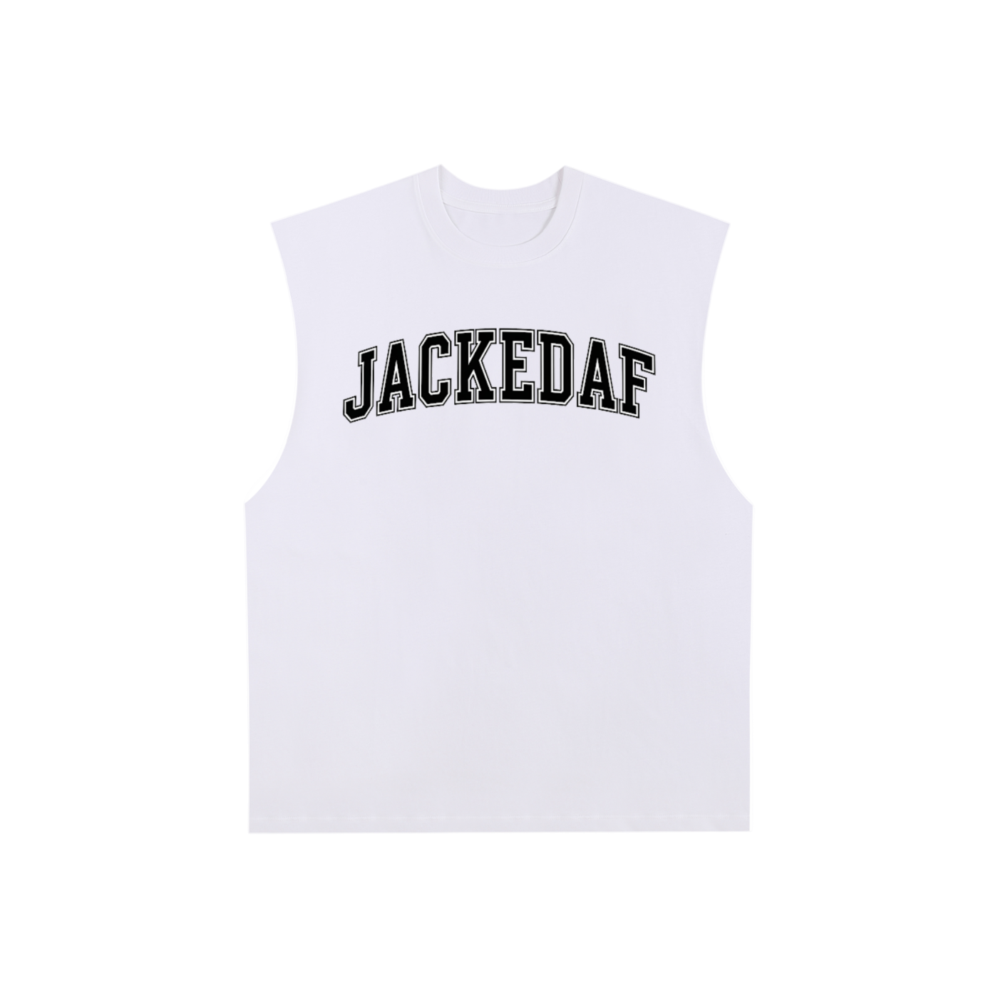 Raw Edge Cotton Tank Top